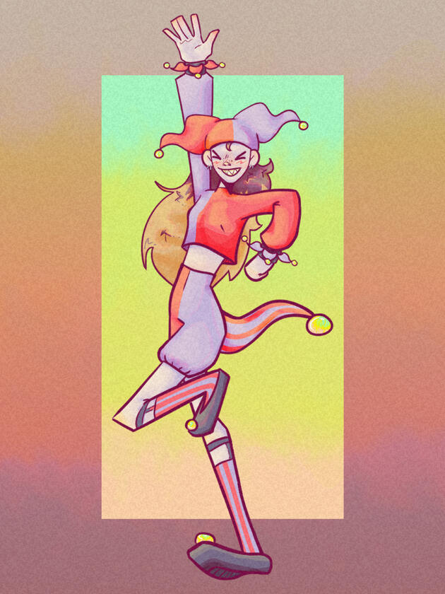 fully rendered full body. clean line art and colour. full shading. simple background